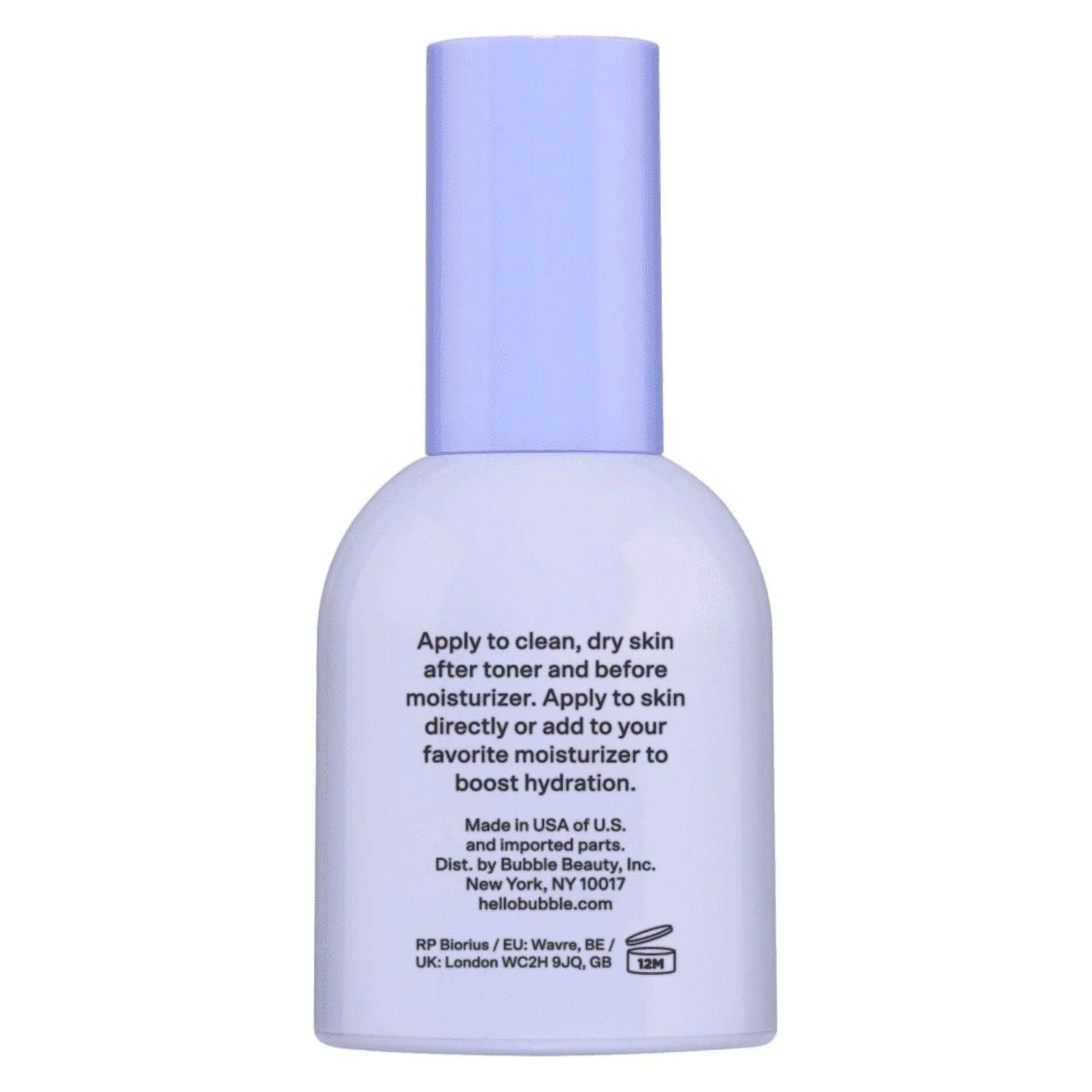 Bubble Skincare Water Slide Hydration Boosting Facial Serum - 1 fl oz - Exotic Pro