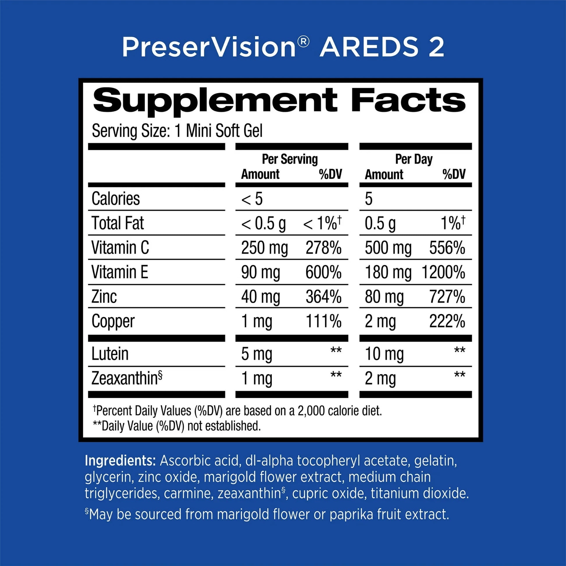 PreserVision AREDS 2 + Multivitamin MiniGels, Eye & Body Support, 90 Ct - Exotic Pro