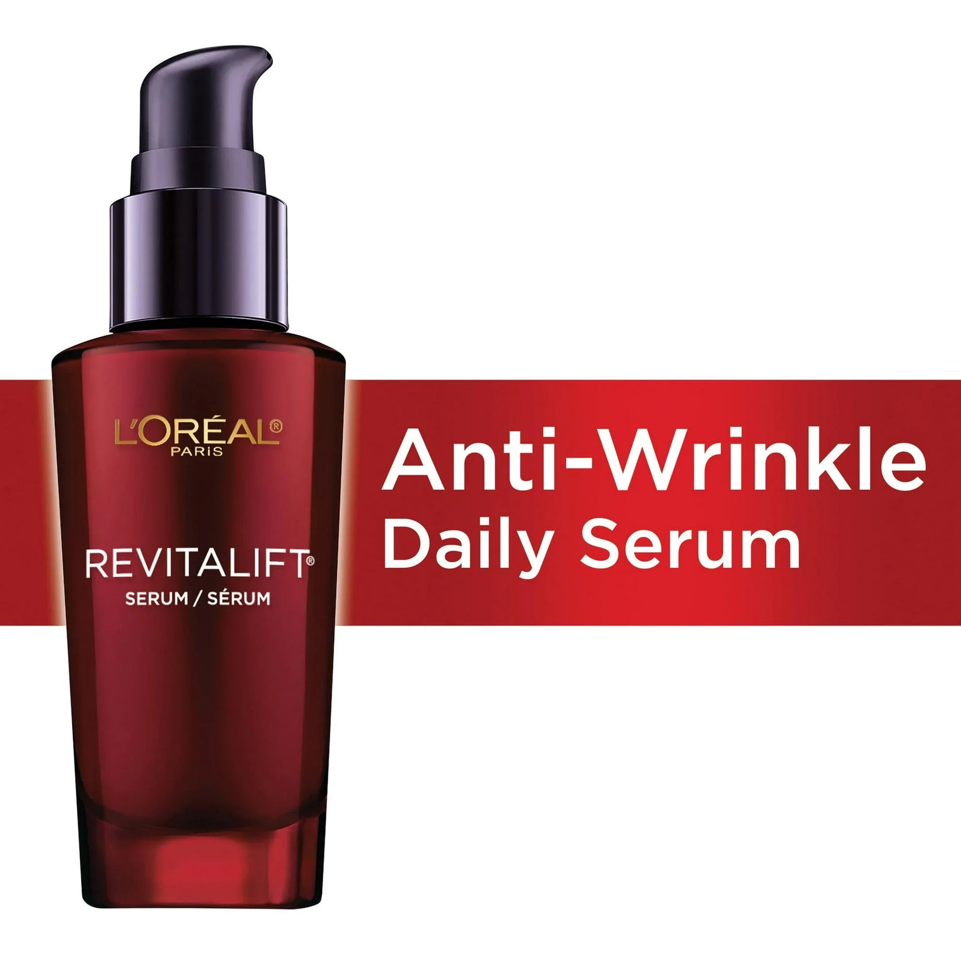 L'Oreal Paris Revitalift Triple Power Anti-Aging Concentrated Face Serum, Hyaluronic Acid and Pro-Xylane, Reduces Wrinkles 1 oz - Exotic Pro