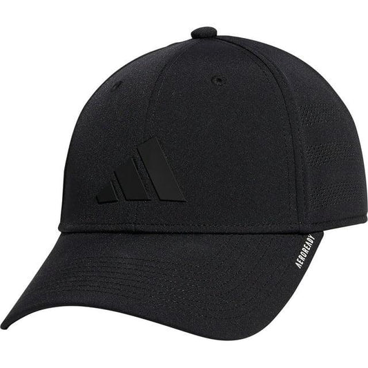Adidas Men's Gameday 4 Stretch-Fit Hat – Black (Size S/M) - Exotic Pro