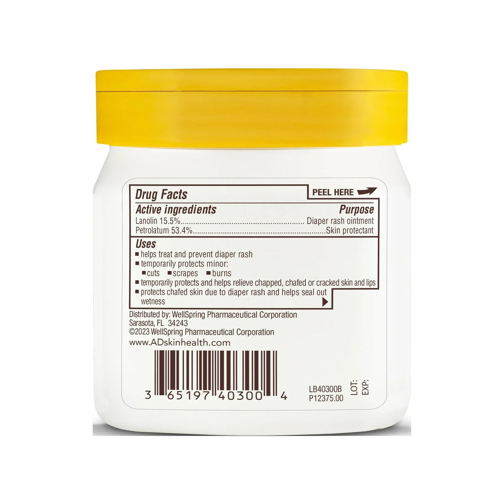 A+D Original Diaper Rash Ointment – Skin Protectant, 16oz - Exotic Pro
