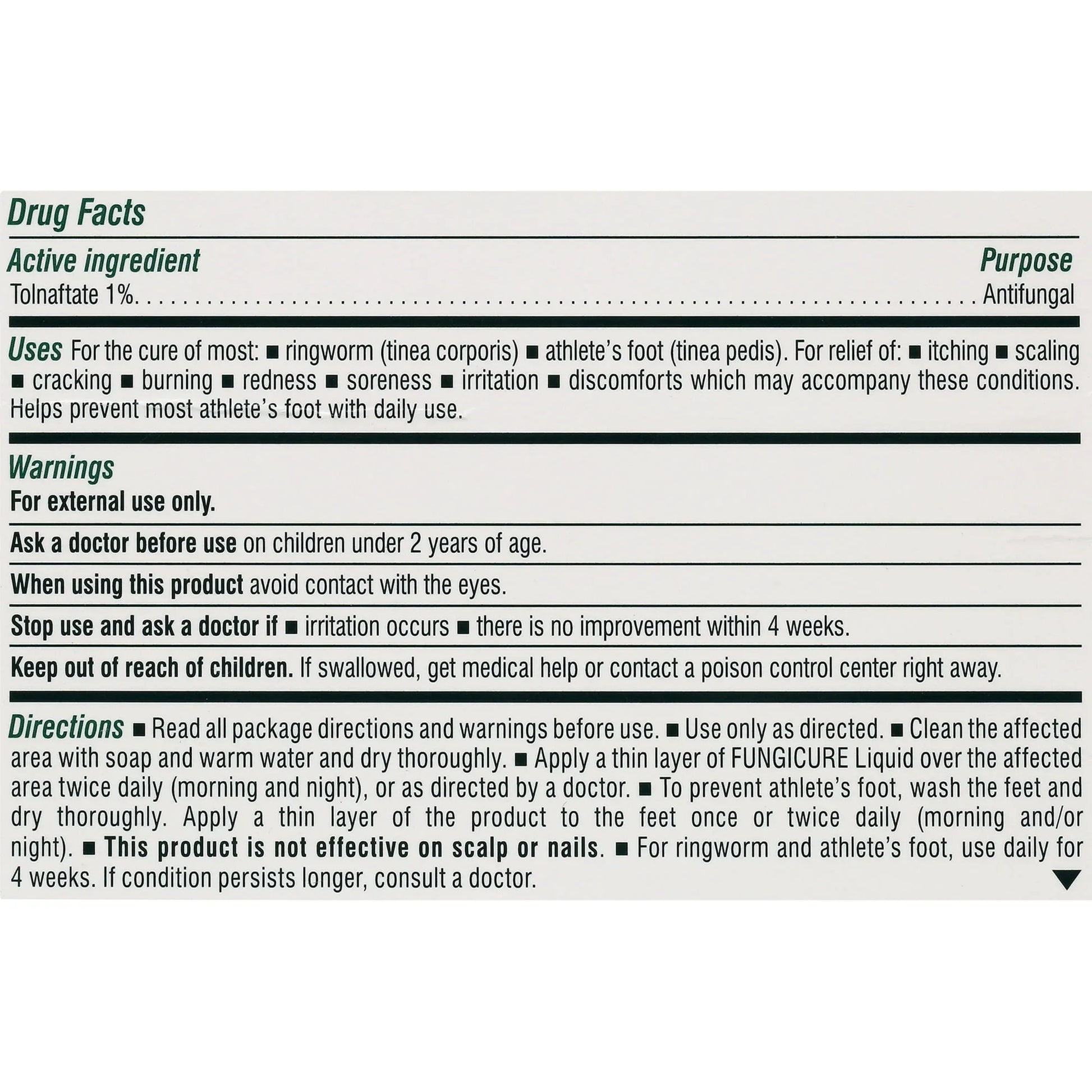 FUNGICURE Anti-Fungal Liquid – Max Strength OTC Treatment, 1 fl oz - Exotic Pro