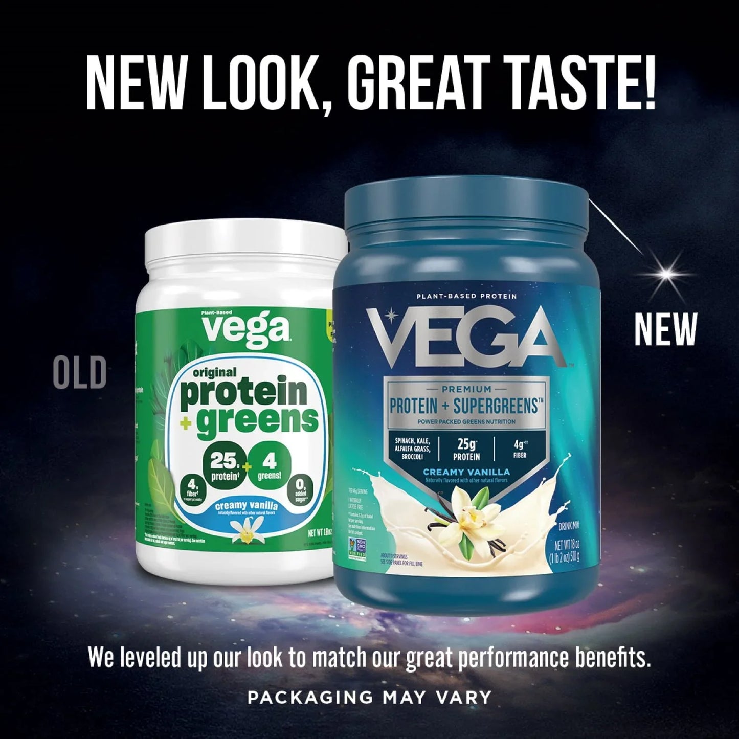 Vega Protein and Greens Powder, Vanilla – 25g Plant Protein - Exotic Pro