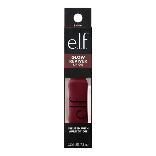 e.l.f. Glow Reviver Lip Oil – Jam Session | Berry-Tinted Glossy Hydration