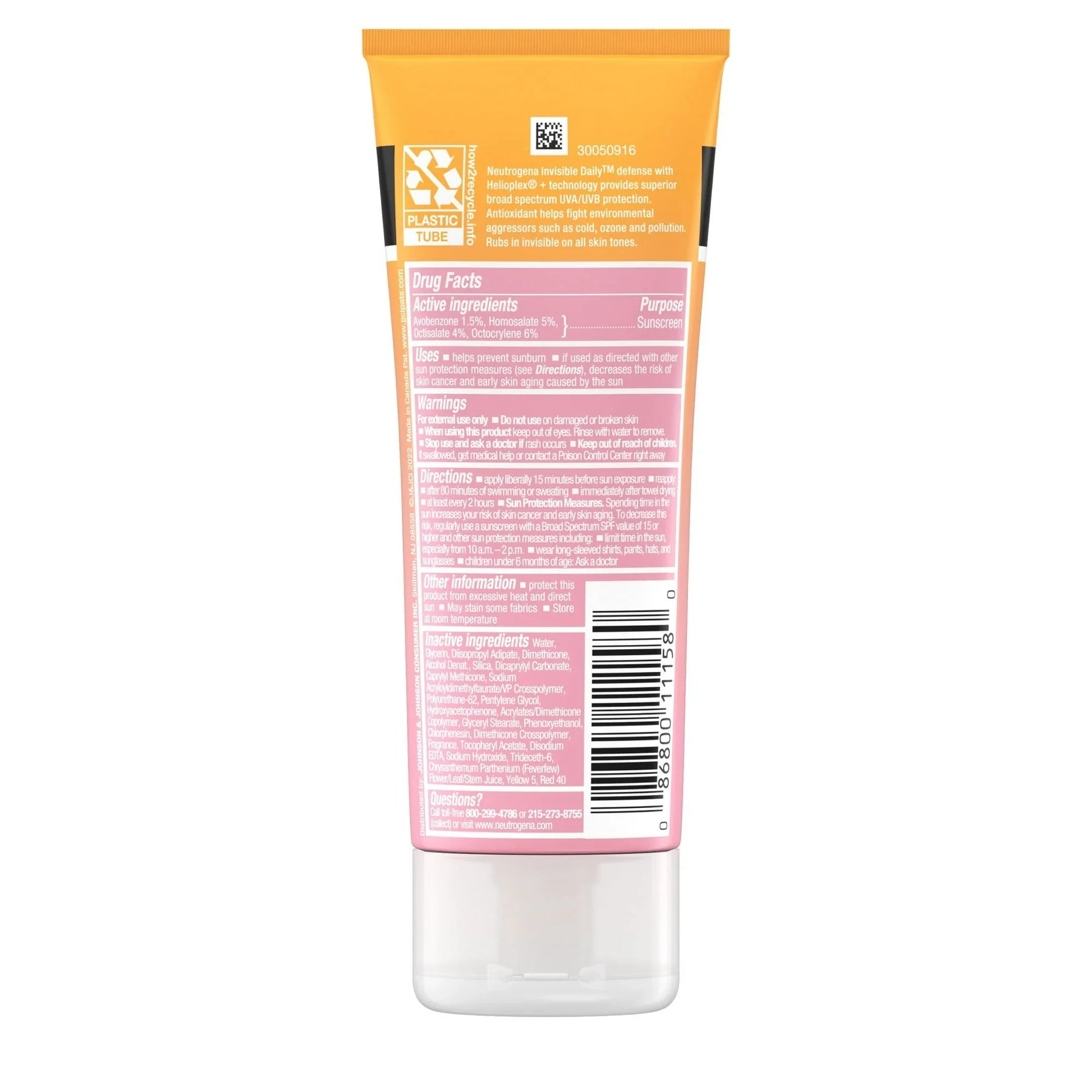Neutrogena Invisible Daily Defense SPF 30 Sunscreen Lotion – 3 fl oz - Exotic Pro