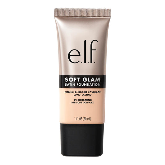 e.l.f. Soft Glam Satin Foundation – 14 Fair Cool, 1 fl oz