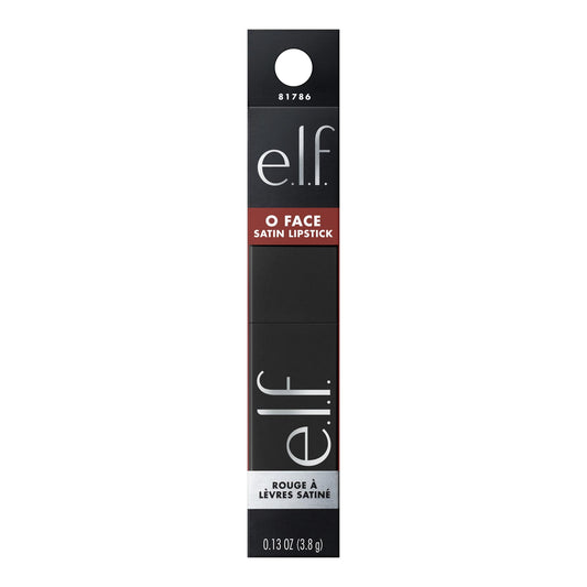 e.l.f. O Face Satin Lipstick – Drive | Creamy Mauve Long-Wear Lip Color