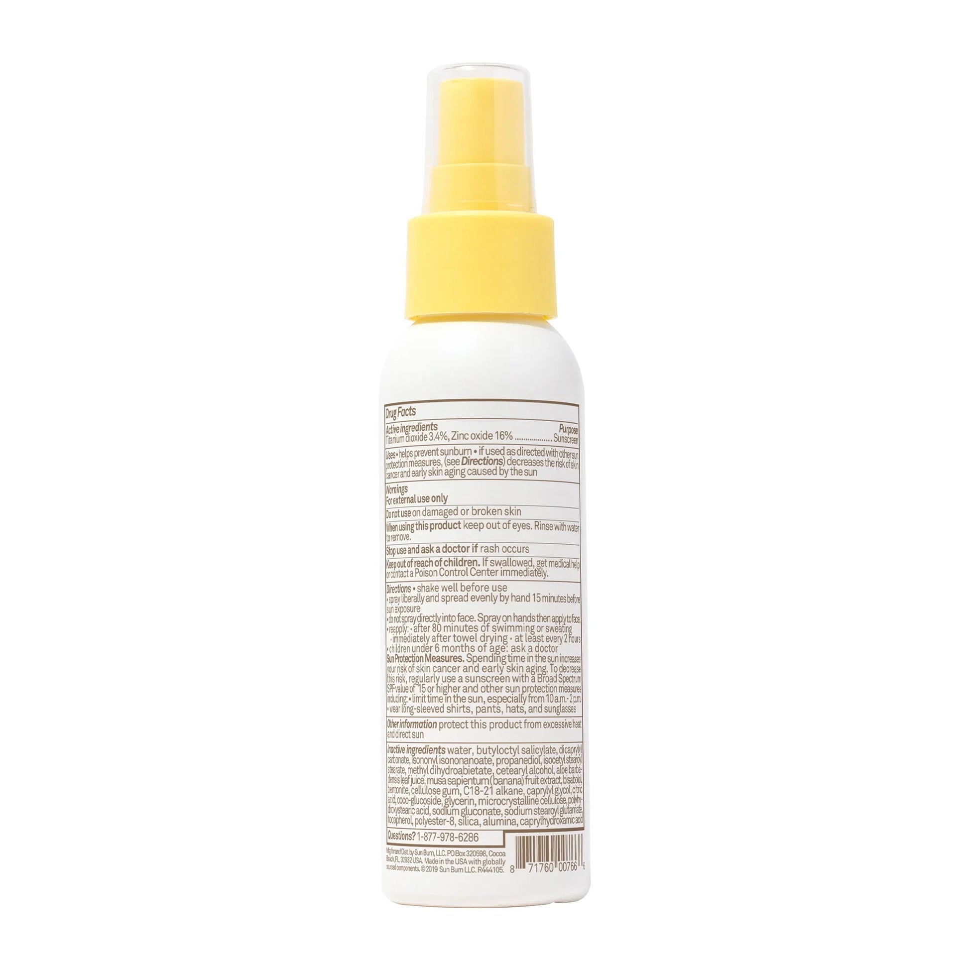 Sun Bum Baby Bum Mineral Sunscreen Spray SPF 50 Fragrance Free - 3 oz - Exotic Pro