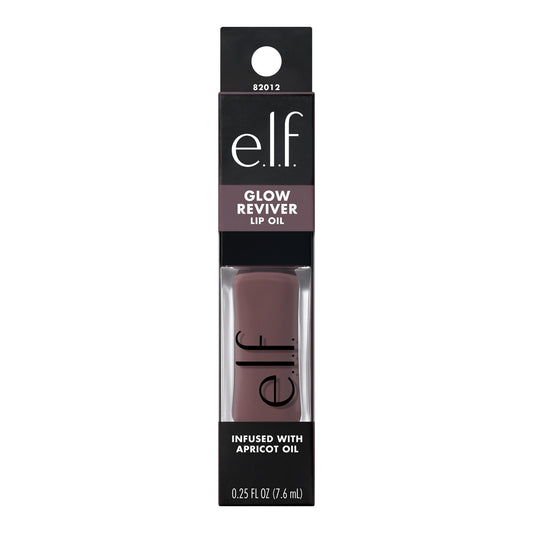 e.l.f. Glow Reviver Lip Oil – Money Mauve | Mauve-Tinted Hydrating Gloss