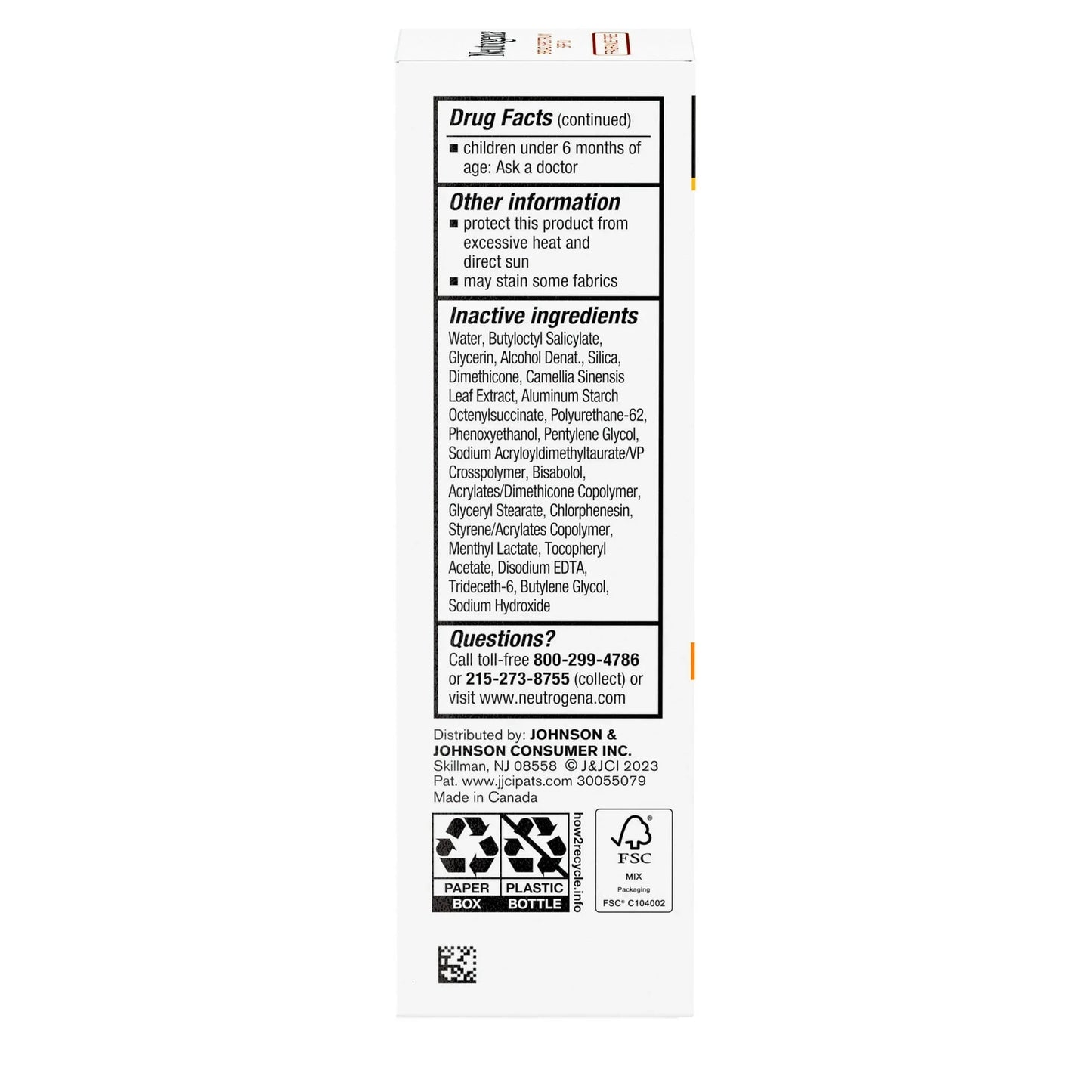Neutrogena Clear Face SPF 60 Serum Sunscreen with Green Tea – 1.7 fl oz - Exotic Pro