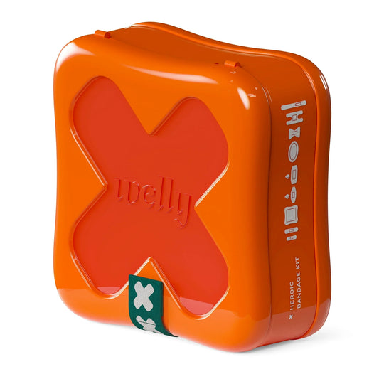 Welly First Aid Kit with 130 Assorted Bandages & Ointments – All Sizes - Exotic Pro