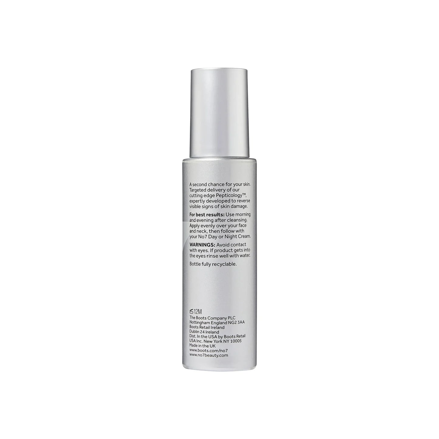 No7 Future Renew Damage Reversal Facial Serum with Peptides & Hyaluronic Acid, All Skin Types, 0.84 oz - Exotic Pro