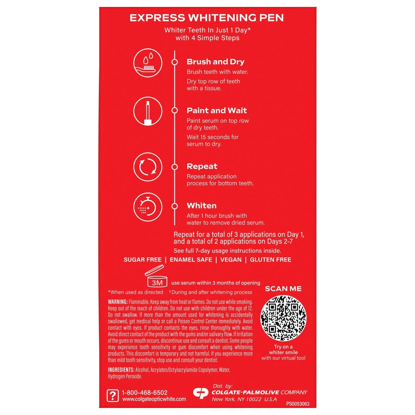 Colgate Optic White Express Whitening Gel Pen | 7-Day Treatment, 0.08 oz - Exotic Pro