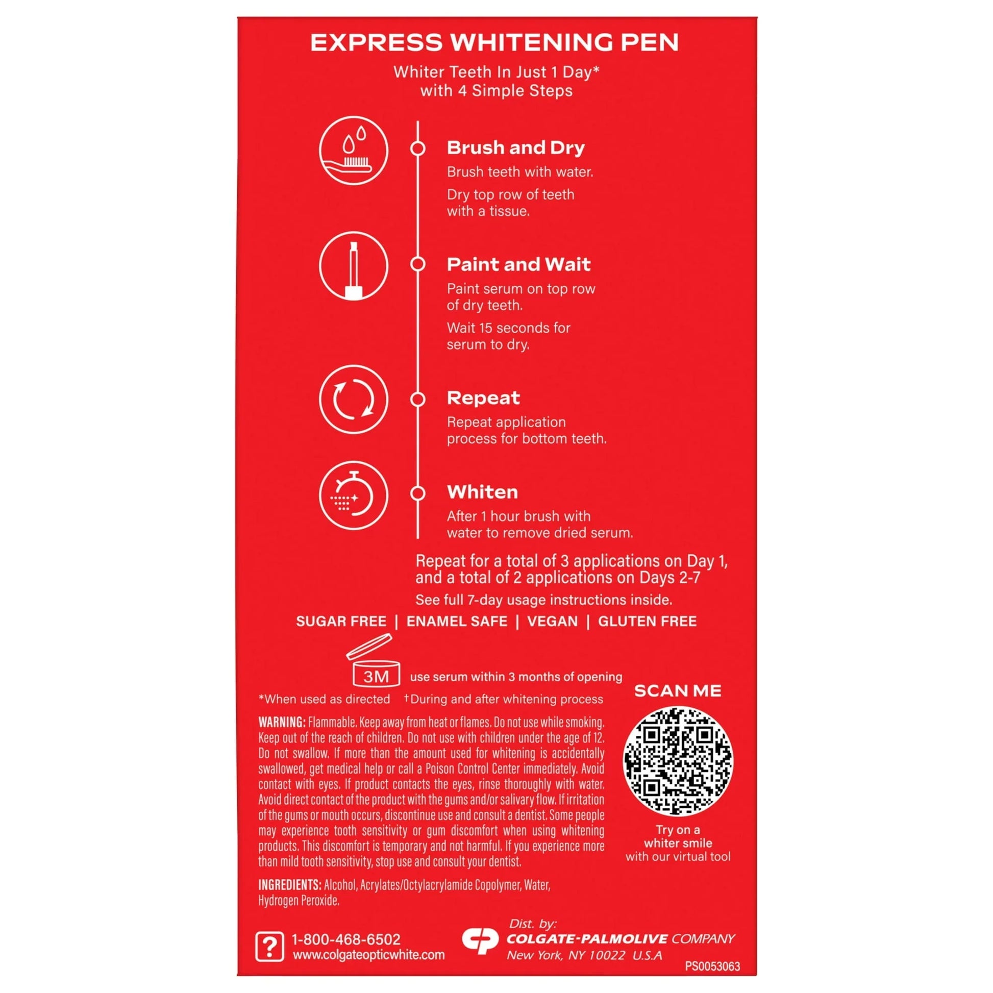 Colgate Optic White Express Whitening Gel Pen | 7-Day Treatment, 0.08 oz - Exotic Pro