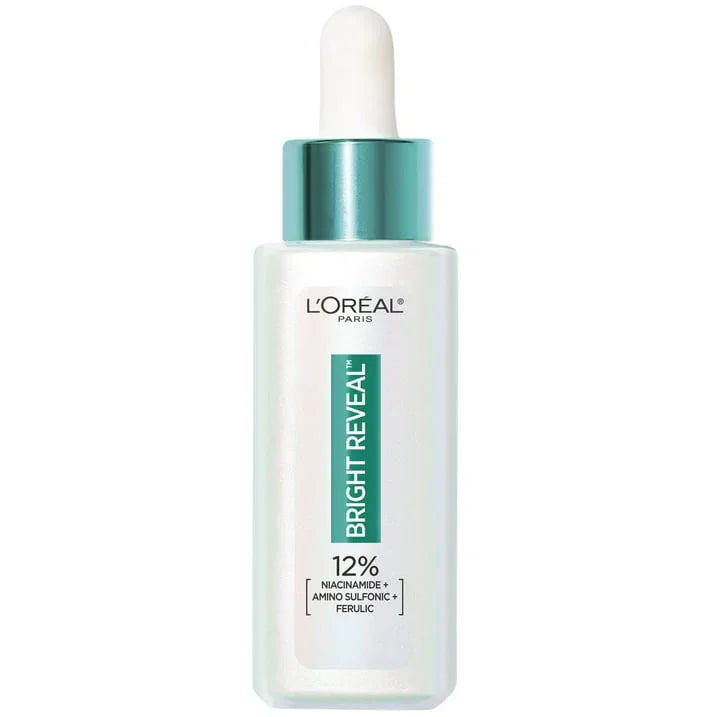 L'Oreal Paris Bright Reveal Dark Spot Face Serum with 12% Niacinamide, 1.01 fl oz - Exotic Pro