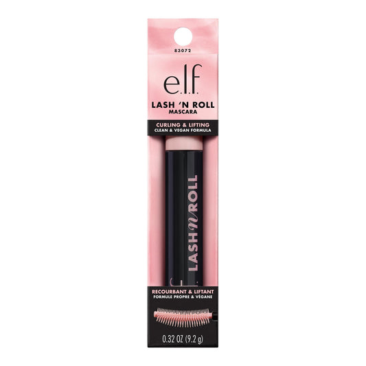e.l.f. Lash 'N Roll Curling Mascara – Black 0.32oz
