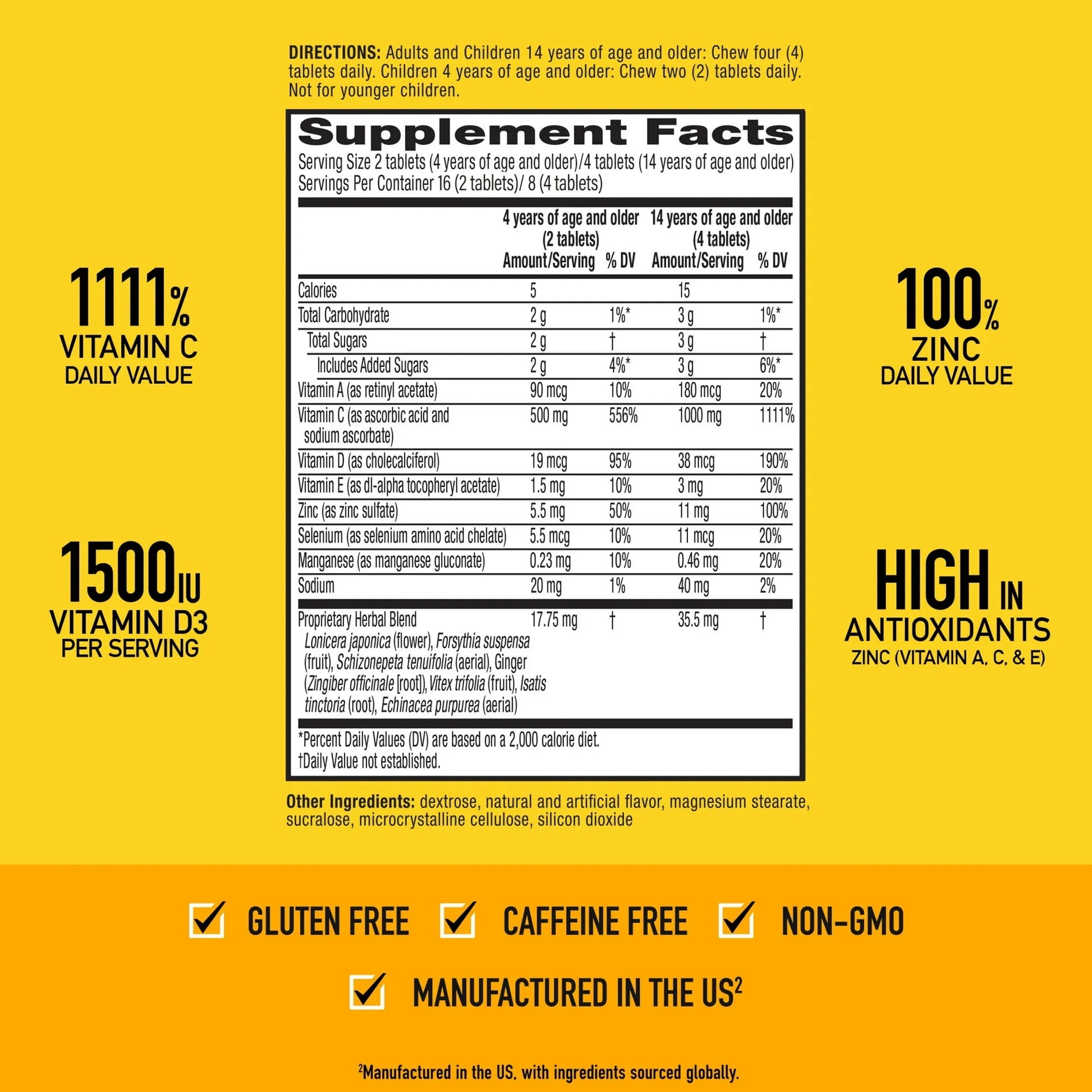 Airborne Vitamin C 1000mg – Immune Support Effervescent Tablets, 32 Ct - Exotic Pro