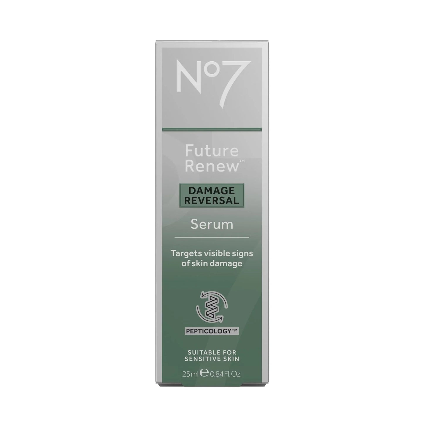 No7 Future Renew Damage Reversal Facial Serum with Peptides & Hyaluronic Acid, All Skin Types, 0.84 oz - Exotic Pro