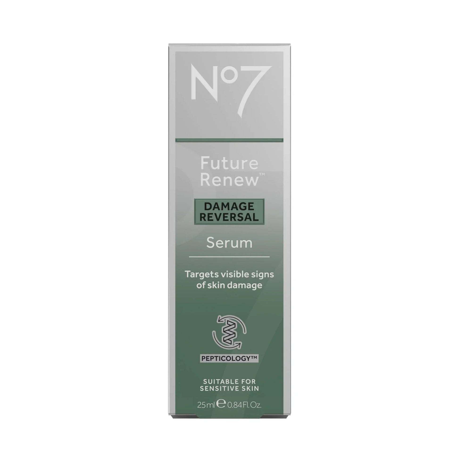 No7 Future Renew Damage Reversal Facial Serum with Peptides & Hyaluronic Acid, All Skin Types, 0.84 oz - Exotic Pro
