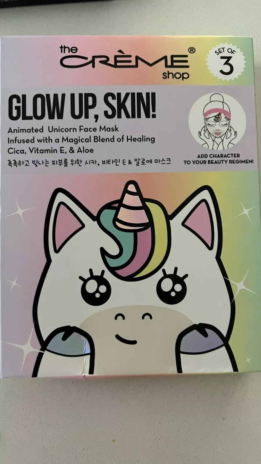 The Creme shop Unicorn Face Mask Set of 3 - Exotic Pro