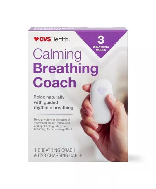 CVS Calming Breathing Coach 3 Breathing Modes Coach/ USB Charging Cable