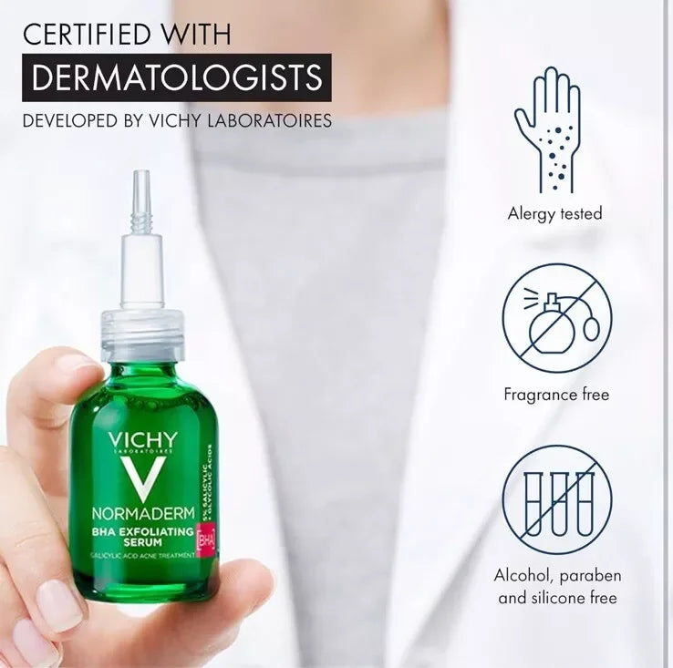Vichy Normaderm Bha Exfoliating Serum Salicylic Acid Acne Treatment 30ml - Exotic Pro