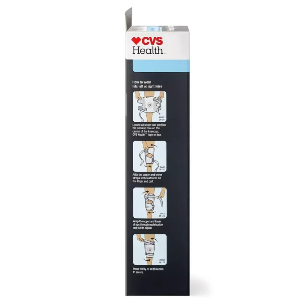 CVS Health Hinged Knee Brace - Firm Support, One Size - Exotic Pro