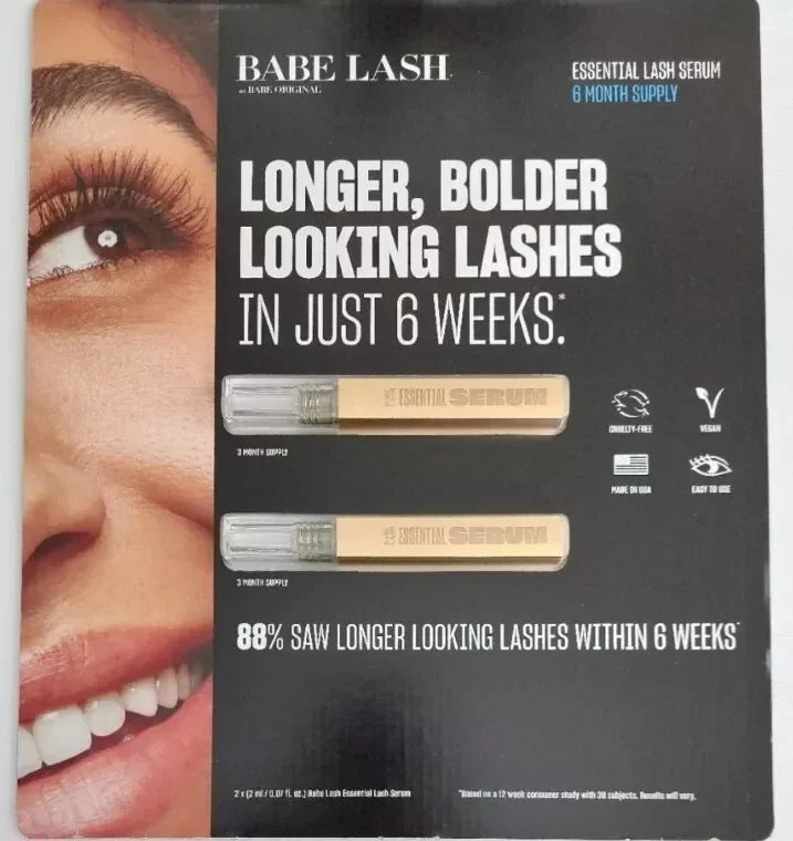 BabeLash Essential 2x 2ml 6 Month Supply NIB AUTHENTIC - Exotic Pro
