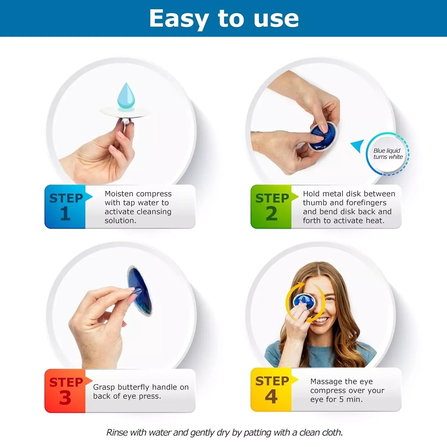 Ocugience Eye Press Compress Wipes – Soothing & Cleansing Eye Wipes - Exotic Pro