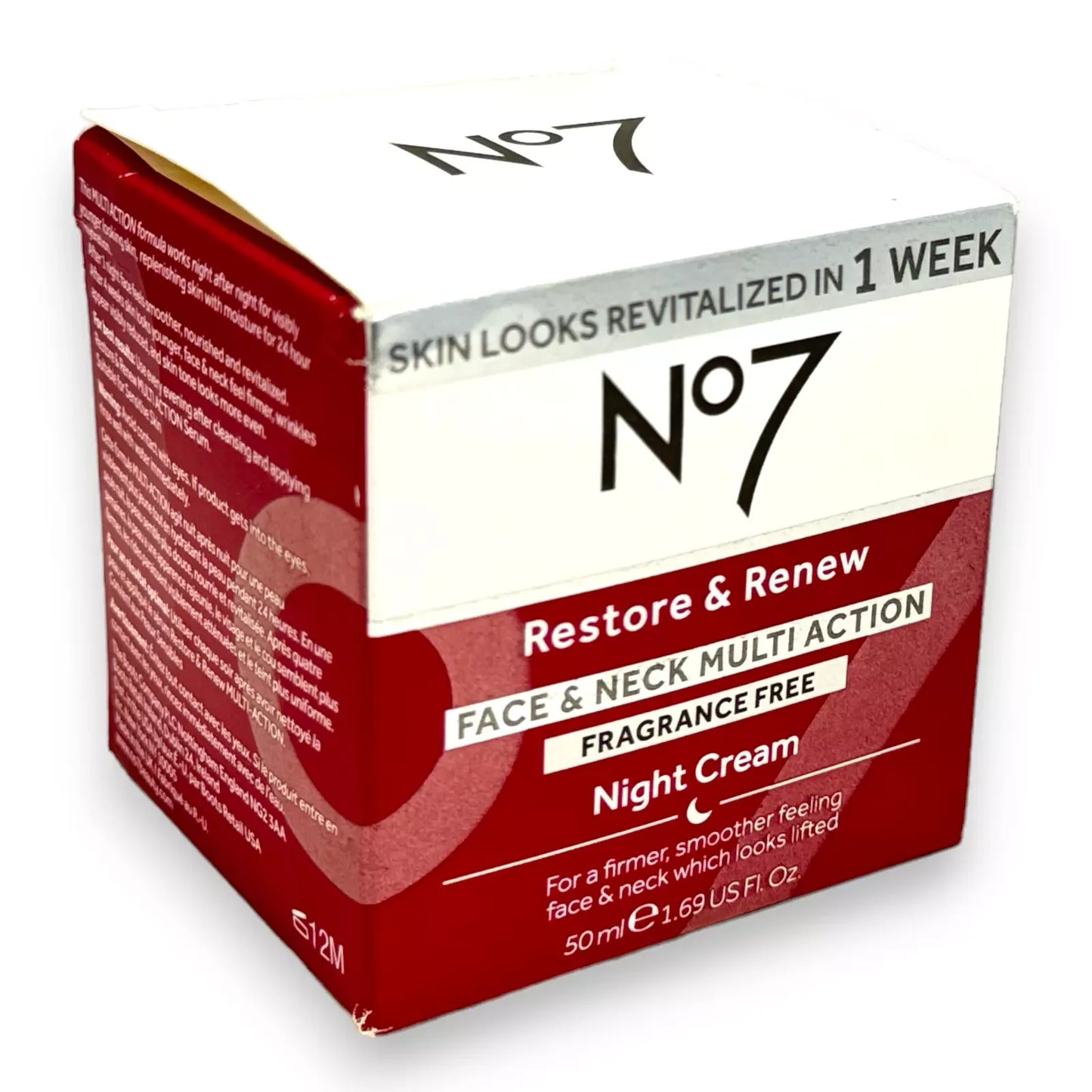 No7 Restore & Renew Night Cream Fragrance Free - 1.69 Fl Oz - Exotic Pro