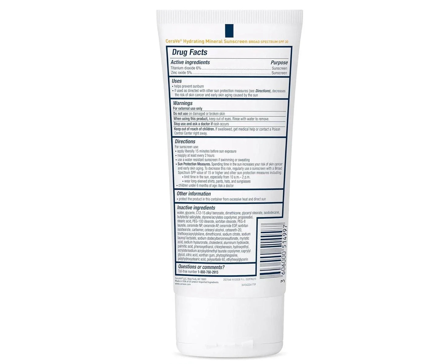 CeraVe Sunscreen Body Lotion SPF 30 5 oz - Exotic Pro