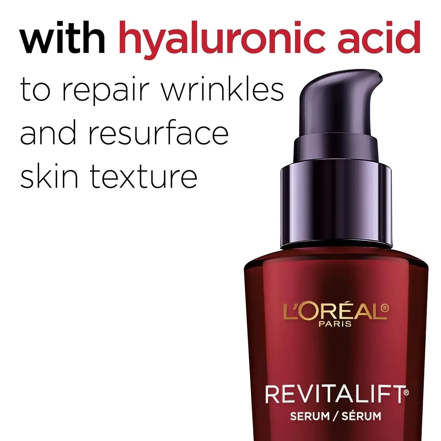 L'Oreal Paris Revitalift Triple Power Anti-Aging Concentrated Face Serum, Hyaluronic Acid and Pro-Xylane, Reduces Wrinkles 1 oz - Exotic Pro