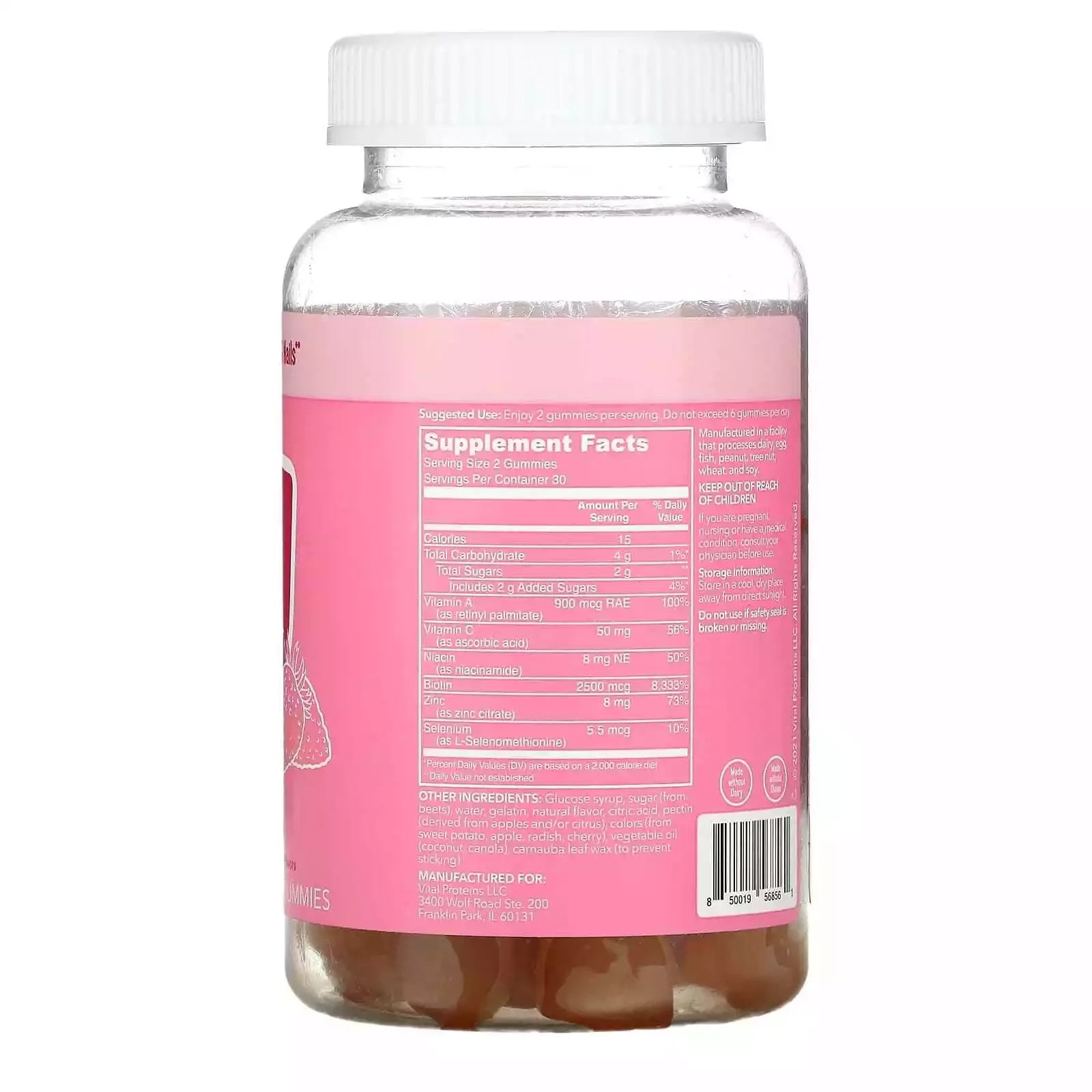 Vital Proteins, Beauty Gummies, Strawberry, 60 Gummies - Exotic Pro