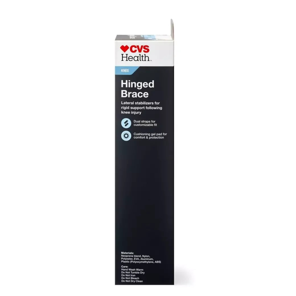 CVS Health Hinged Knee Brace - Firm Support, One Size - Exotic Pro