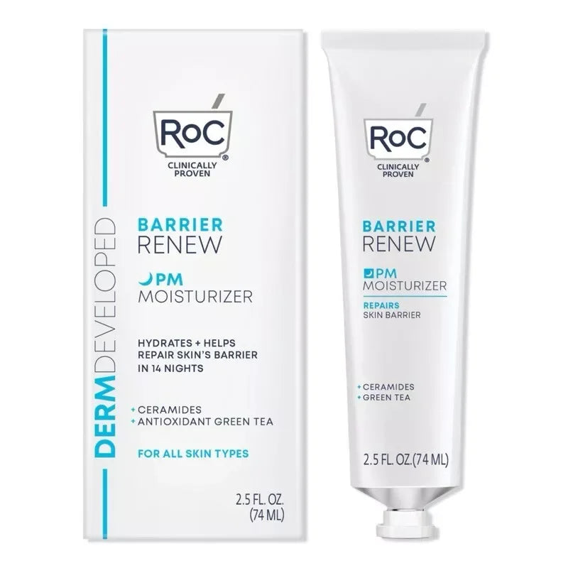 Roc Barrier Renew PM Moisturizer Hydrates at Night 2.5 fl oz All Skin Types - Exotic Pro
