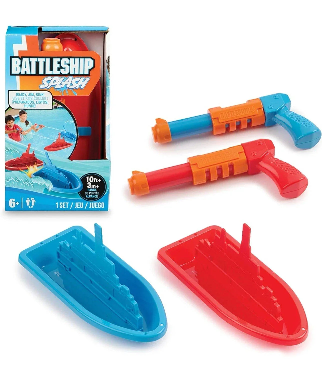 Hasbro Battleship Splash Game by WowWee – Water Game for Kids & Families - Exotic Pro