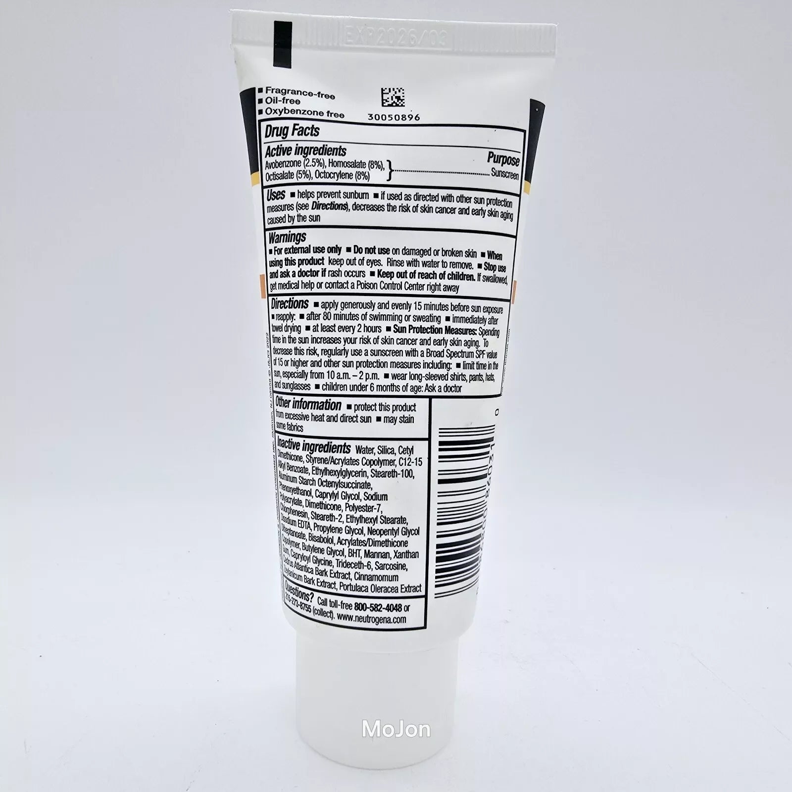 Neutrogena Clear Face Liquid Lotion Sunscreen with SPF 30, 3 fl. oz - Exotic Pro