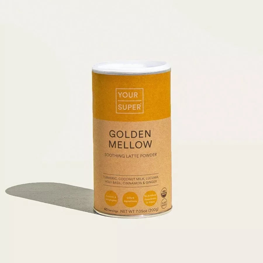 Your Super Golden Mellow Soothing Latte Powder - 7.05 Oz (40 Servings) - Exotic Pro