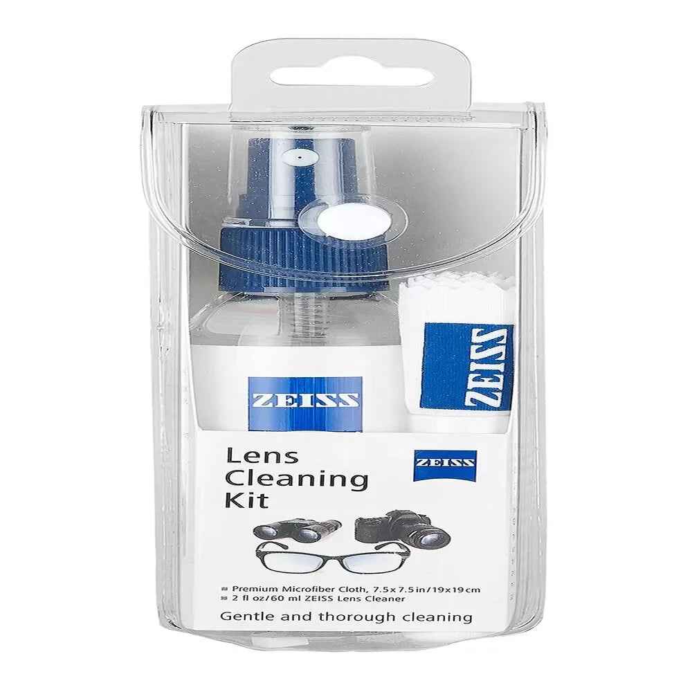 ZEISS Lens Cleaning Kit – Spray & Microfiber Cloth for All Lenses - Exotic Pro