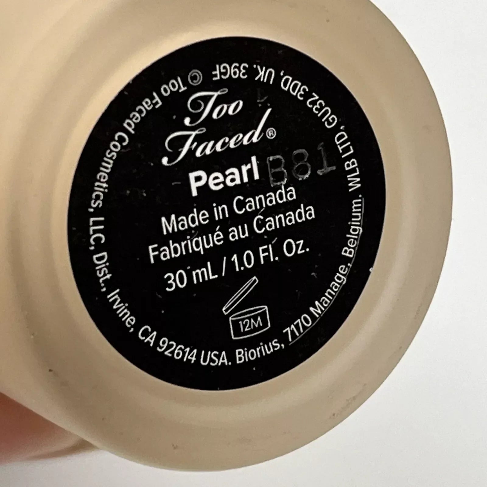 Born This Way Too Faced Undetectable Medium to Full Coverage Foundation - Pearl 30ml/1.0Oz - Exotic Pro