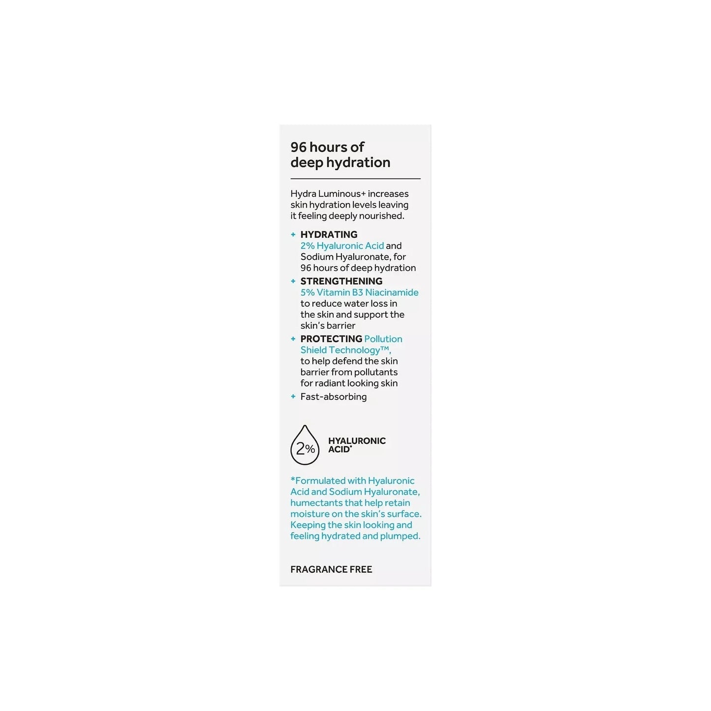 No7 HydraLuminous+ 2% Hyaluronic Acid Serum - 1 fl oz - Exotic Pro
