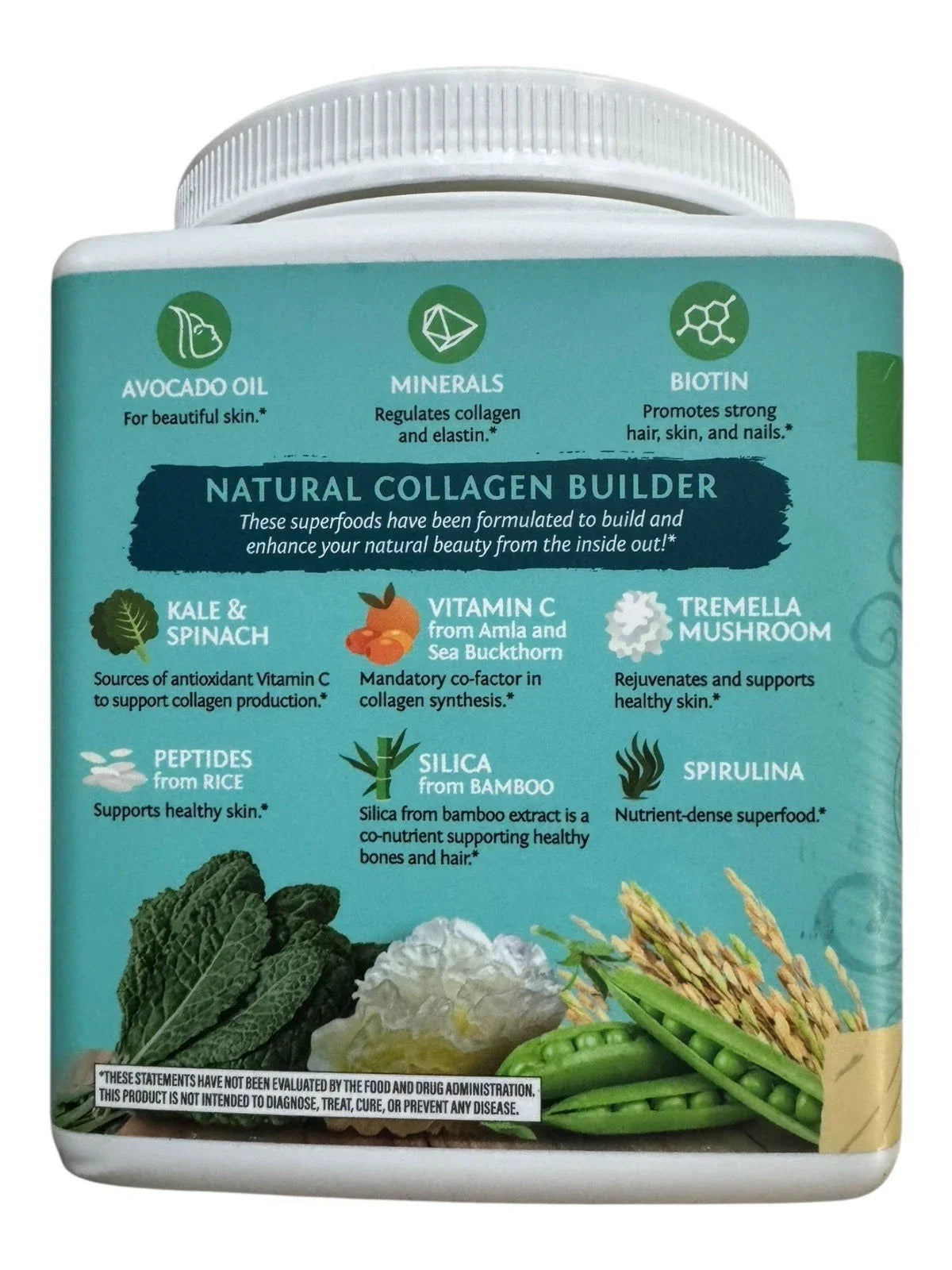 SunWarrior Organic Collagen Builder Powder, Tahitian Vanilla Flavor - Exotic Pro