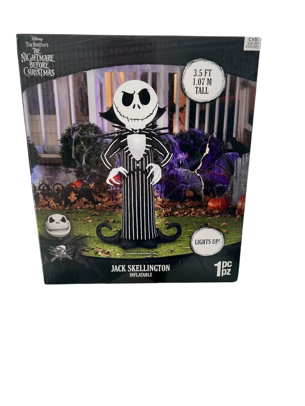 Disney Jack Skellington Figure with Vampire Collar – Nightmare Before Christmas - Exotic Pro