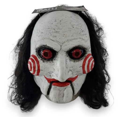 Billy Puppet Deluxe Latex Halloween Mask for Adults - Trick or Treat Studios