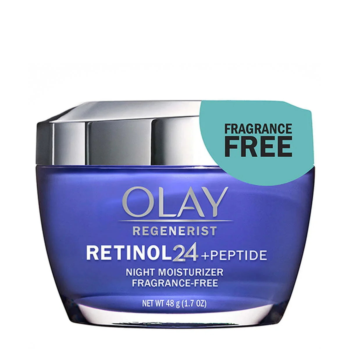 Olay Regenerist Retinol 24 + Peptide Night Face Moisturizer Cream, 1.7 fl oz - Exotic Pro