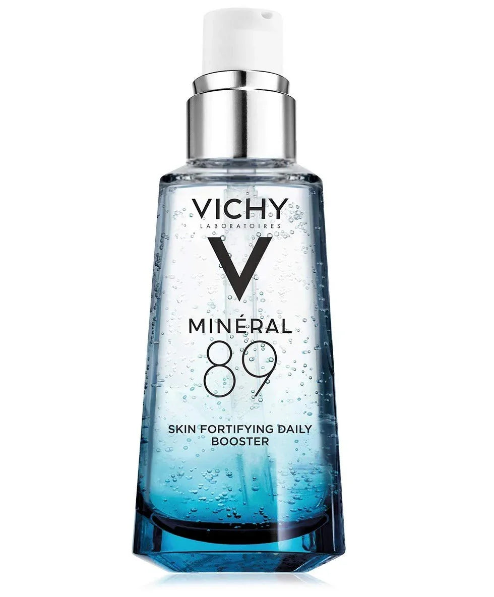 Vichy Mineral 89 Hydrating Hyaluronic Acid Serum and Daily Face Moisturizer For Stronger, Healthier Looking Skin 50 ML - Exotic Pro