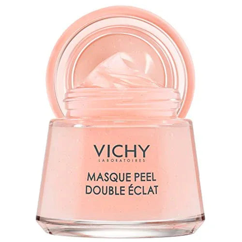 Vichy Mineral Double Glow Peel Face Mask with Exfoliating AHA Fruit Acids, Oil-Free Face Mask to Refine and Illuminate Skin, Paraben-Free - Exotic Pro